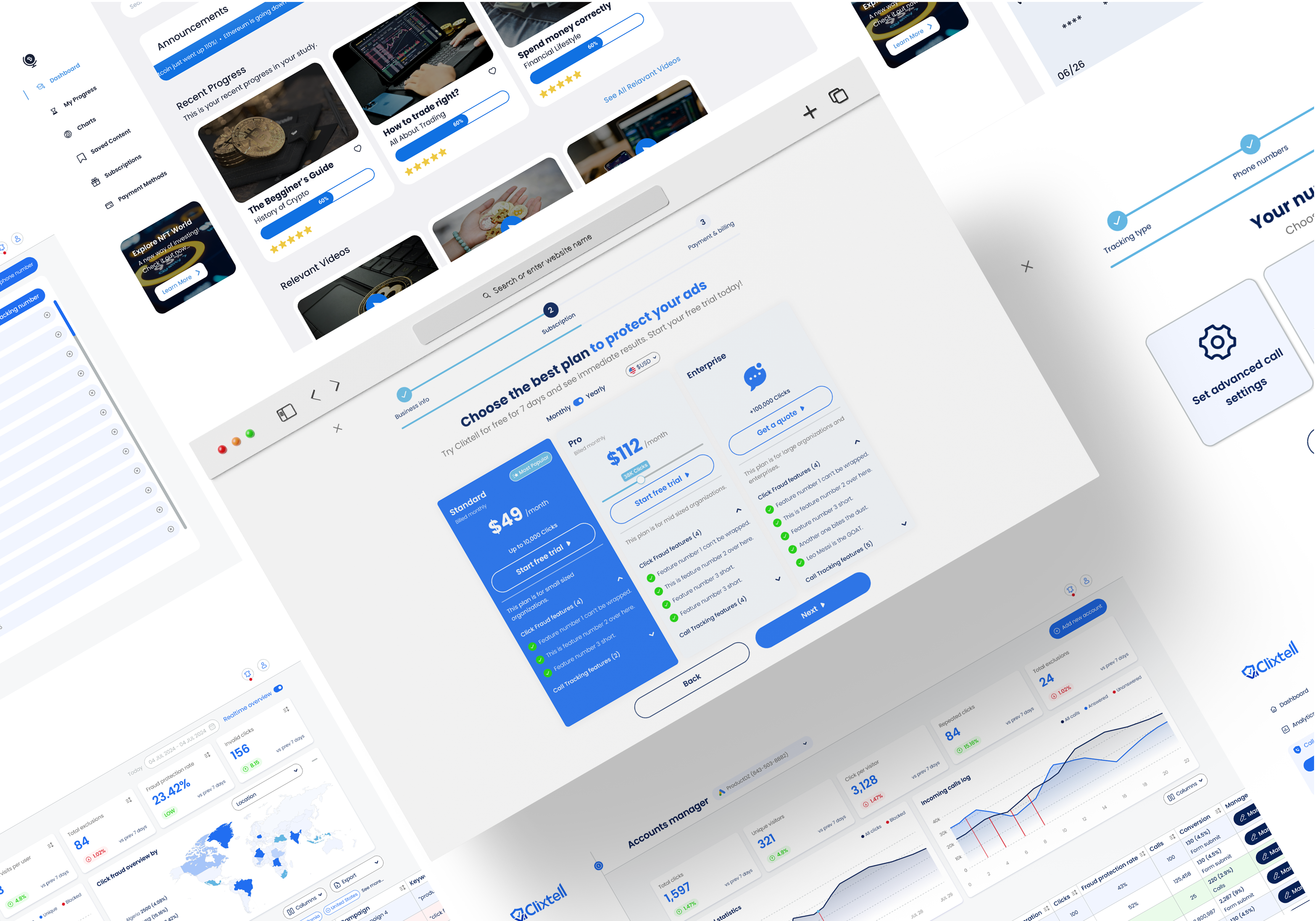 UI Design, High-Fidelity Prototype, Design System design mockup